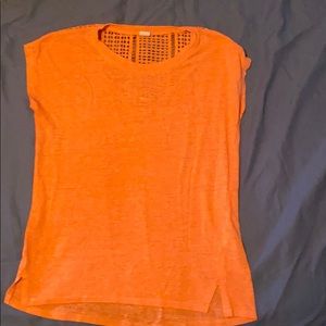 Girls orange to with lattice back